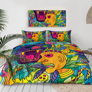 Fantastic Abstract Art Comforter Set - Beddingify