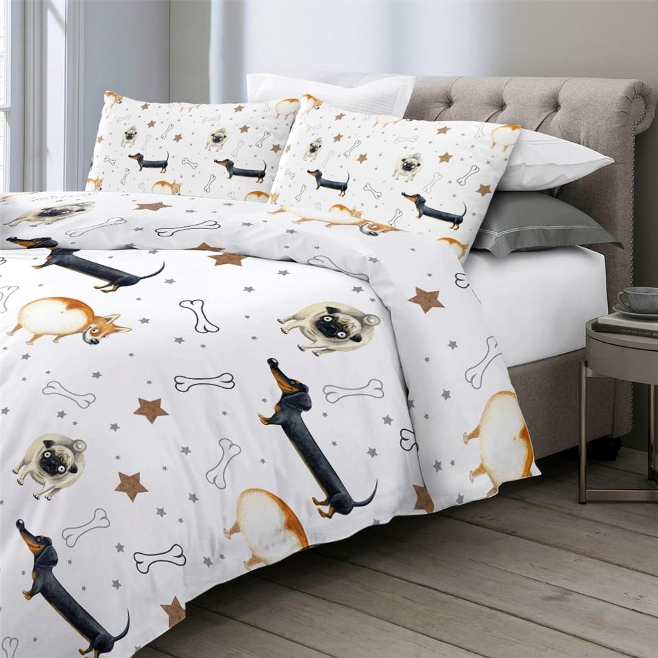 Dachshund Themed Comforter Set - Beddingify