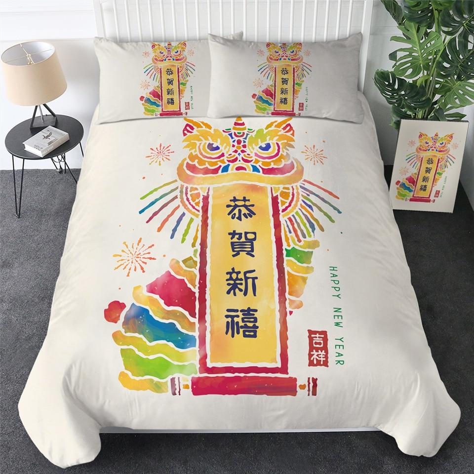 Lion Dance Comforter Set - Beddingify