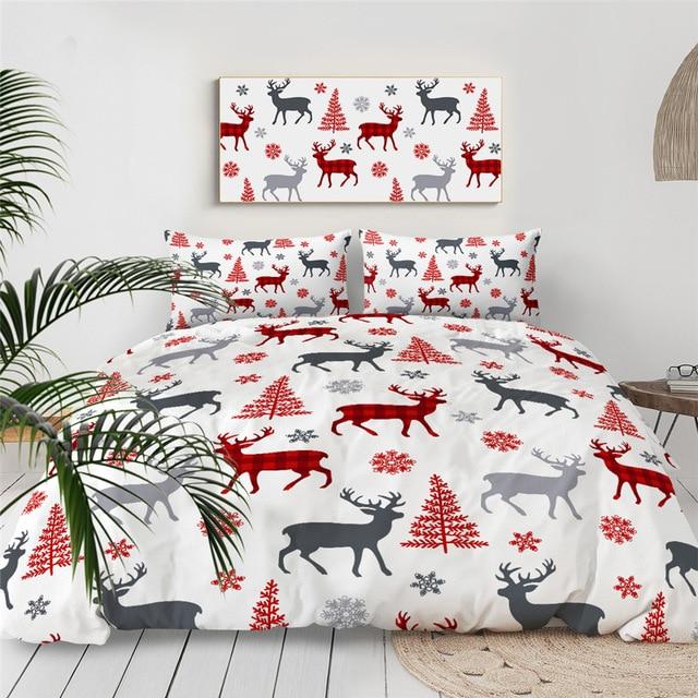 Christmas Deer Comforter Set - Beddingify