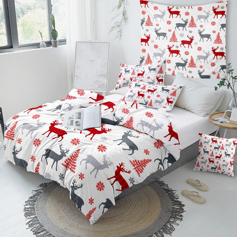 Image of Christmas Deer Bedding Set - Beddingify