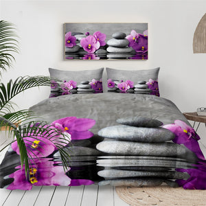 Purple Orchid Bedding Set - Beddingify