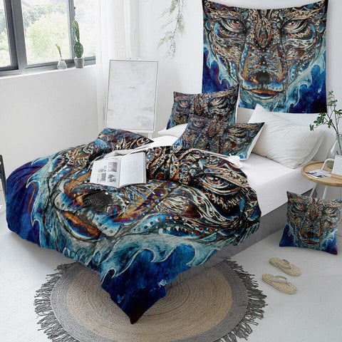 Image of King Of Wolf Comforter Set - Beddingify