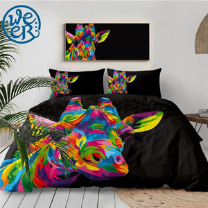 The Royal Giraffe by Weer Comforter Set - Beddingify