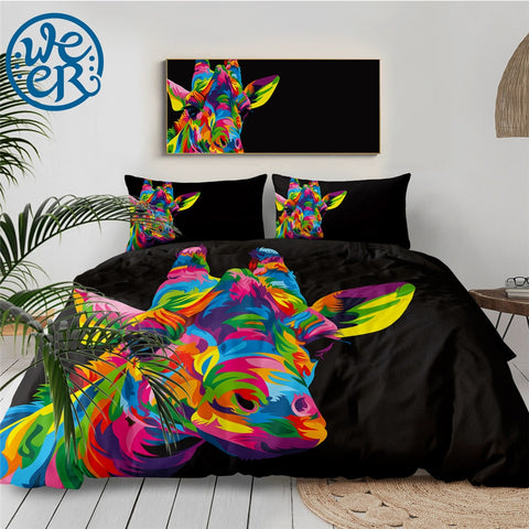 Image of The Royal Giraffe by Weer Bedding Set - Beddingify