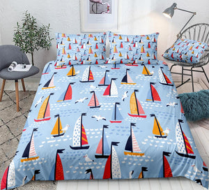 Sailing Yachts Bedding Set - Beddingify