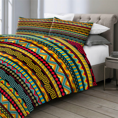 African Aztec Pattern Bedding Set - Beddingify