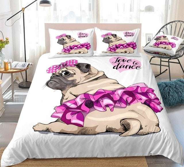 Beloved Pug Bedding Set - Beddingify