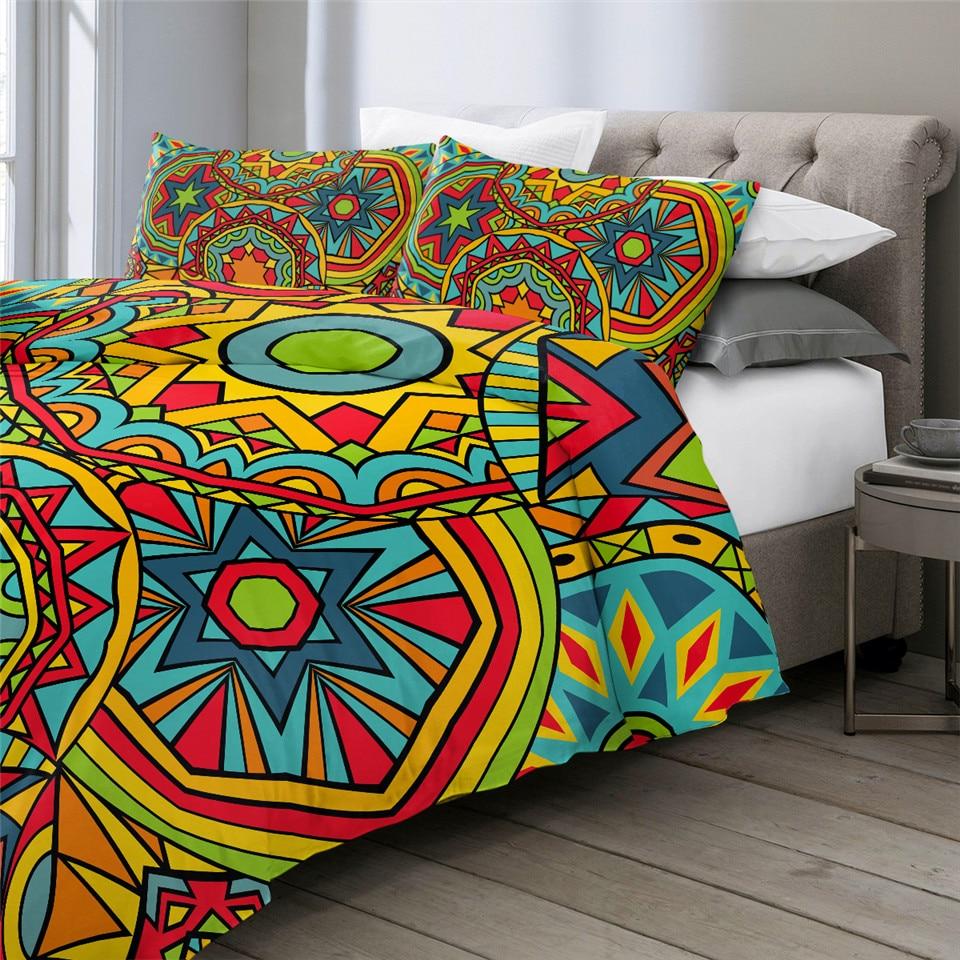 Ethnic Mandala Indigo Comforter Set - Beddingify