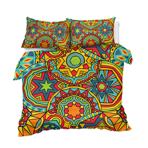 Image of Ethnic Mandala Indigo Bedding Set - Beddingify