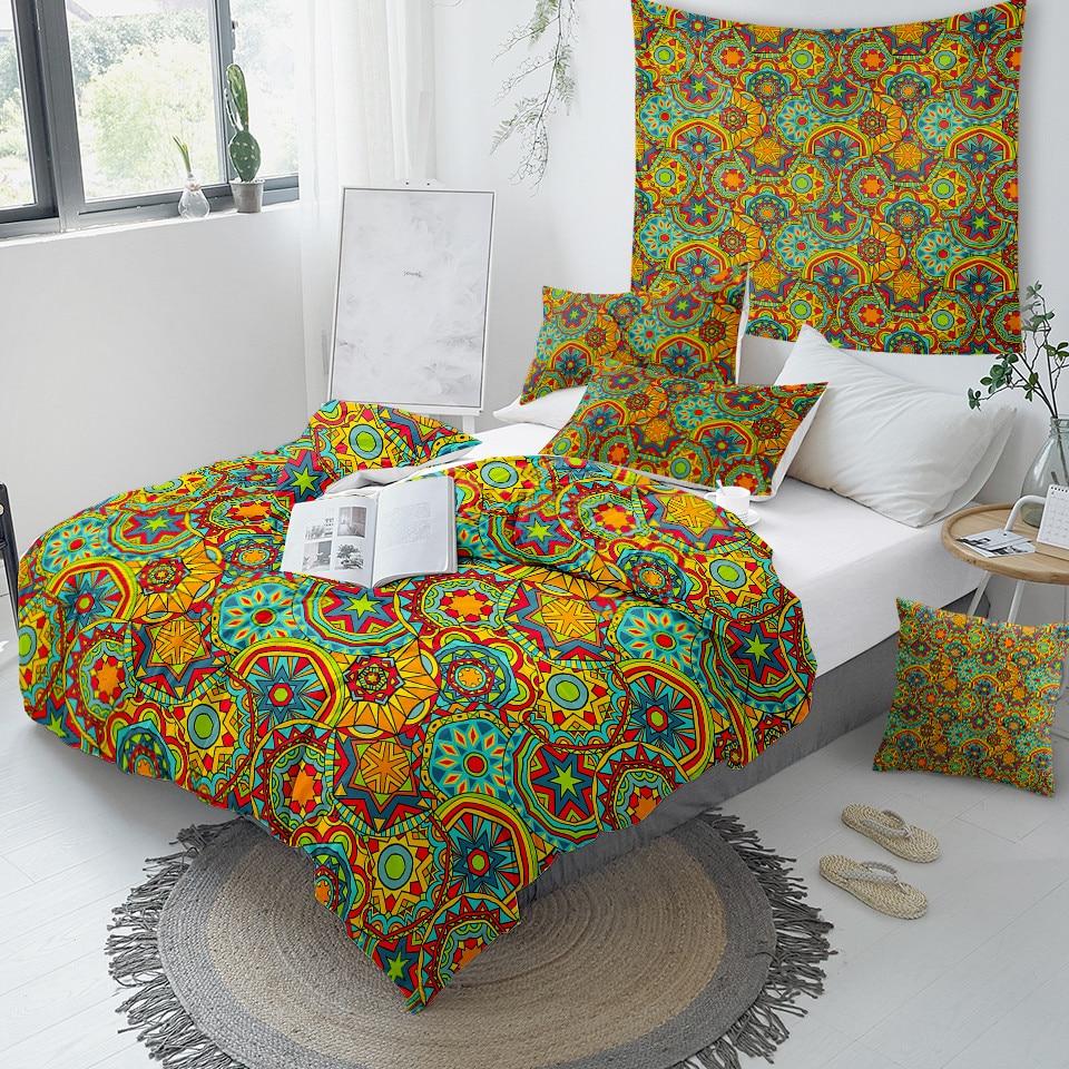 Boho Mandala Indigo Comforter Set - Beddingify