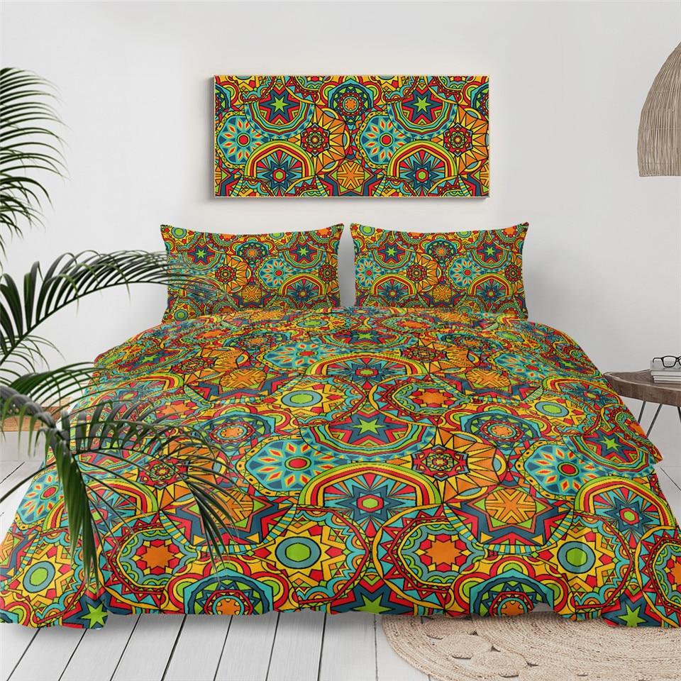 Boho Mandala Indigo Comforter Set - Beddingify