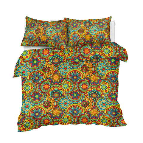 Image of Boho Mandala Indigo Bedding Set - Beddingify