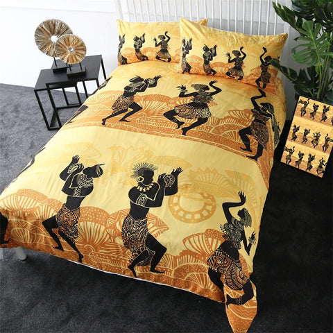 Image of African Dance Comforter Set - Beddingify
