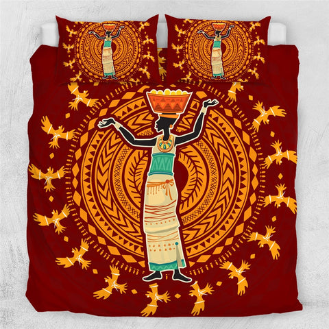 Image of African Woman Symbol Bedding Set - Beddingify