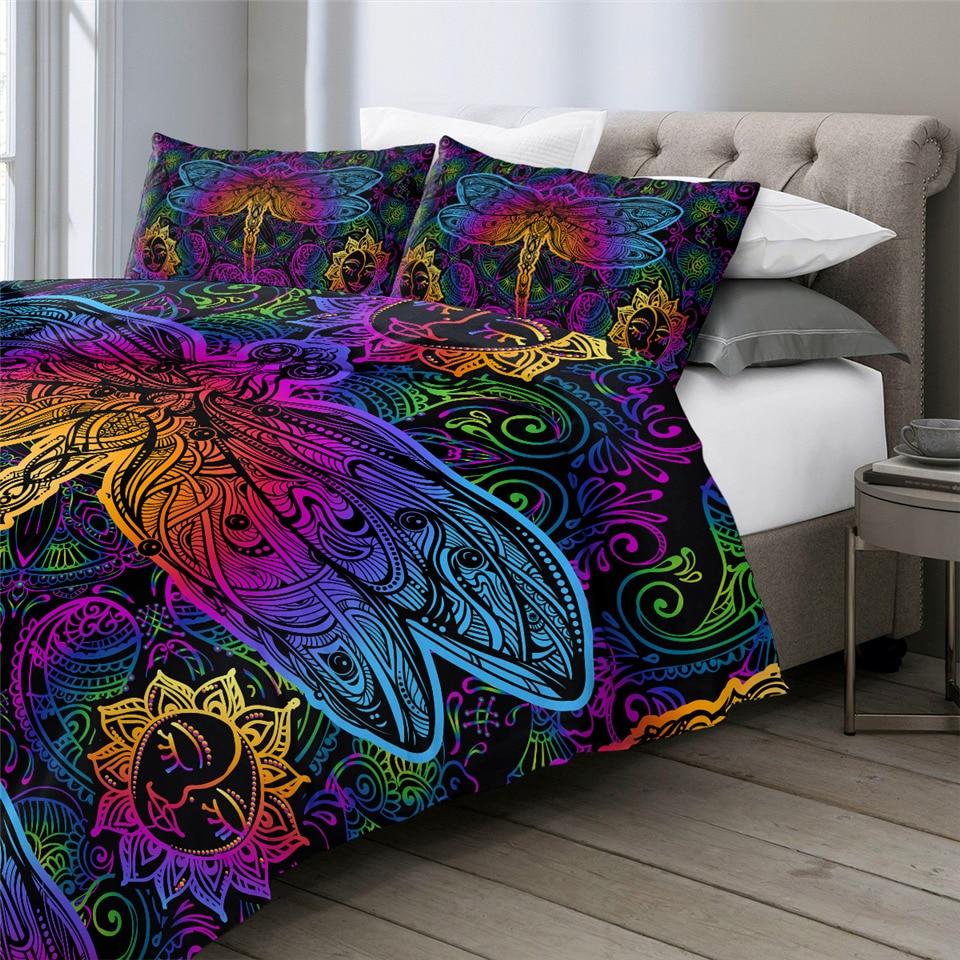 Paisley Dragonfly Comforter Set - Beddingify