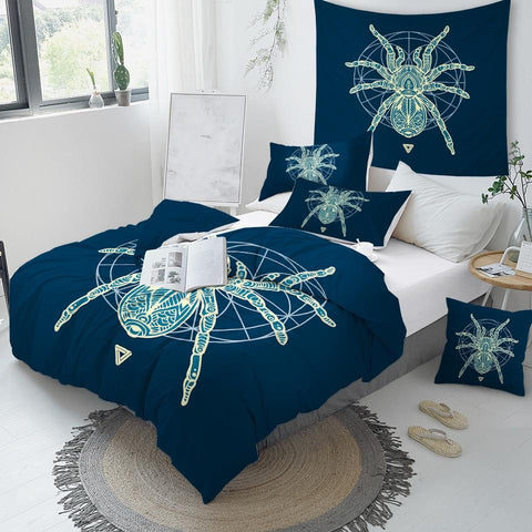 Image of Spider Comforter Set - Beddingify