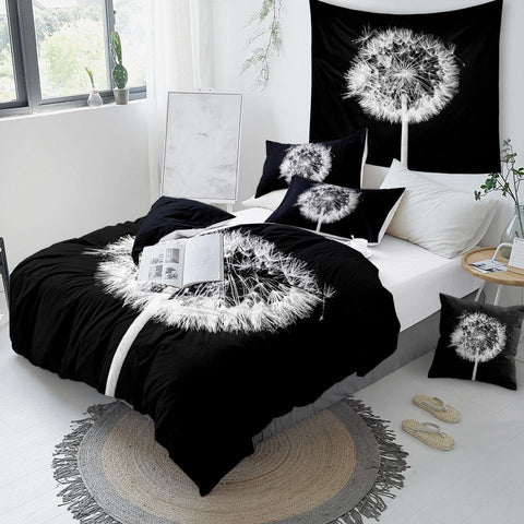 Image of Dandelion Comforter Set Queen - Beddingify