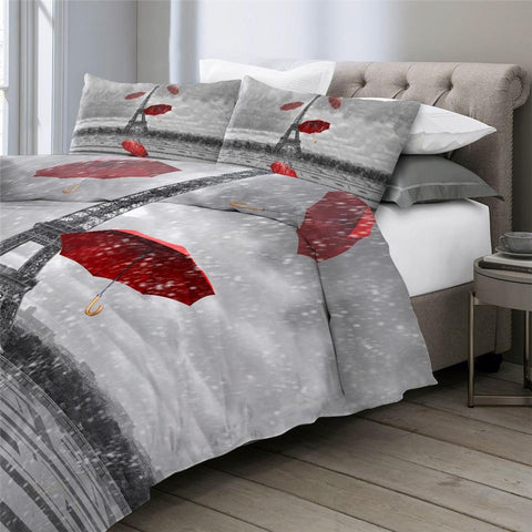 Image of Paris Tower Comforter Set - Beddingify