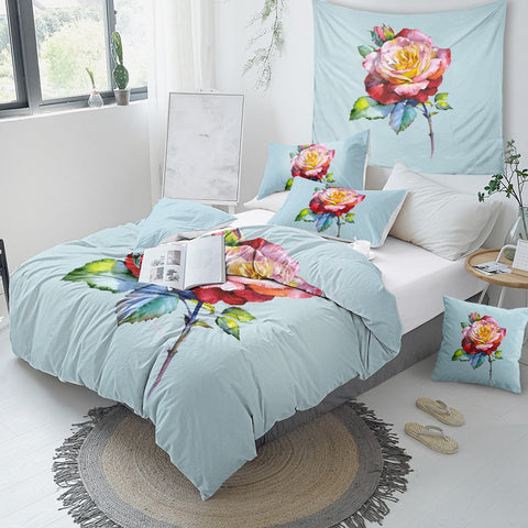 Image of Wildflower Rose Bedding Set - Beddingify