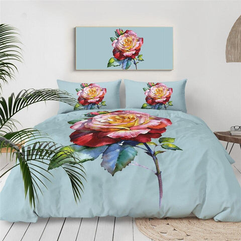 Image of Wildflower Rose Comforter Set - Beddingify