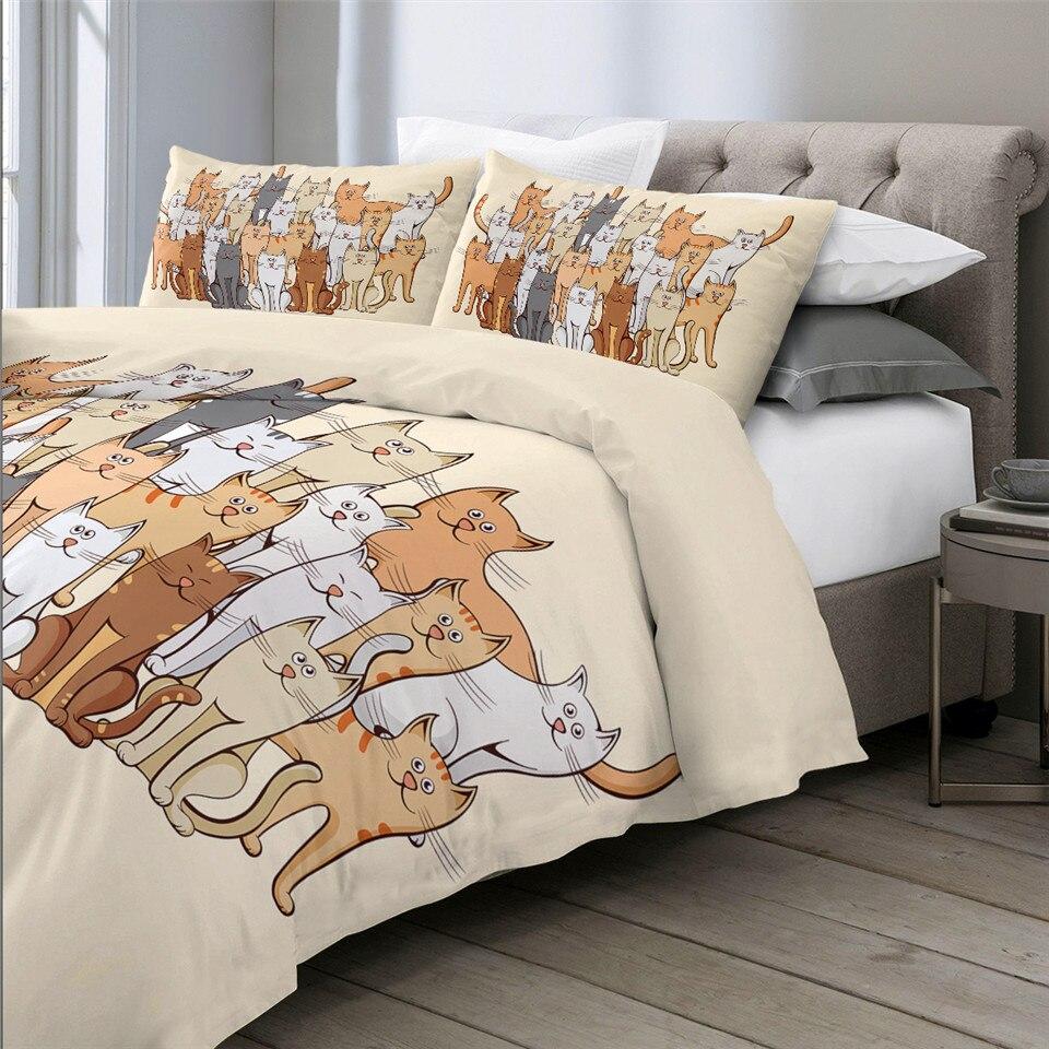 Cute Cats Comforter Set for Kids - Beddingify