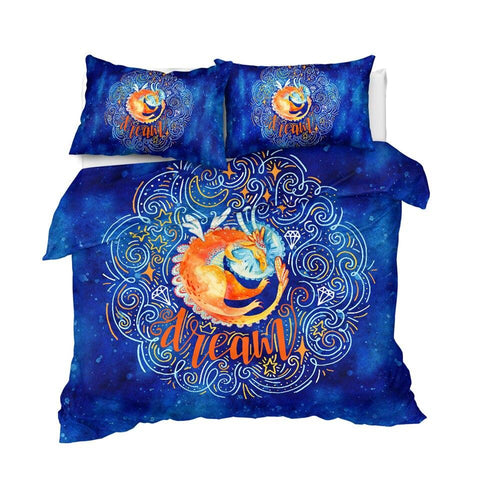 Image of Sleeping Dragon Comforter Set - Beddingify