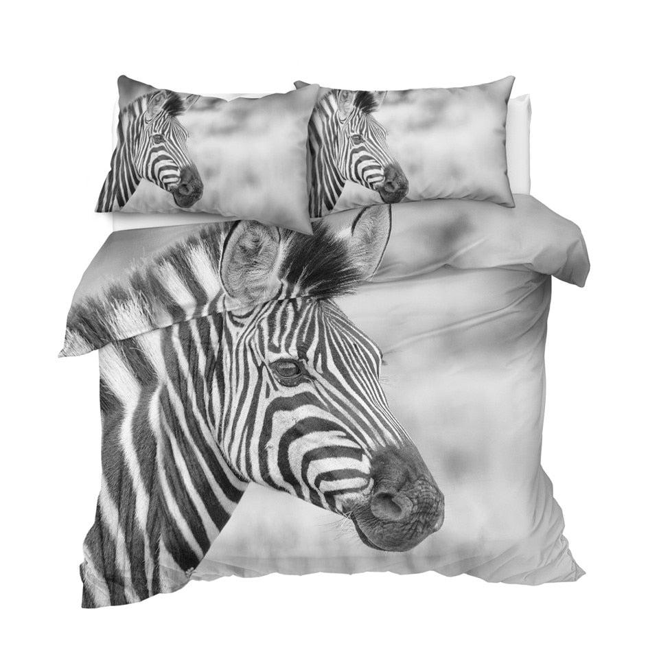 Zebra Face Bedding Set - Beddingify