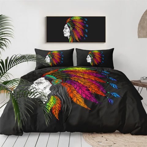 Image of Indian Chief Bedding Set - Beddingify