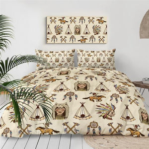 Indian Inspired Pattern Comforter Set - Beddingify