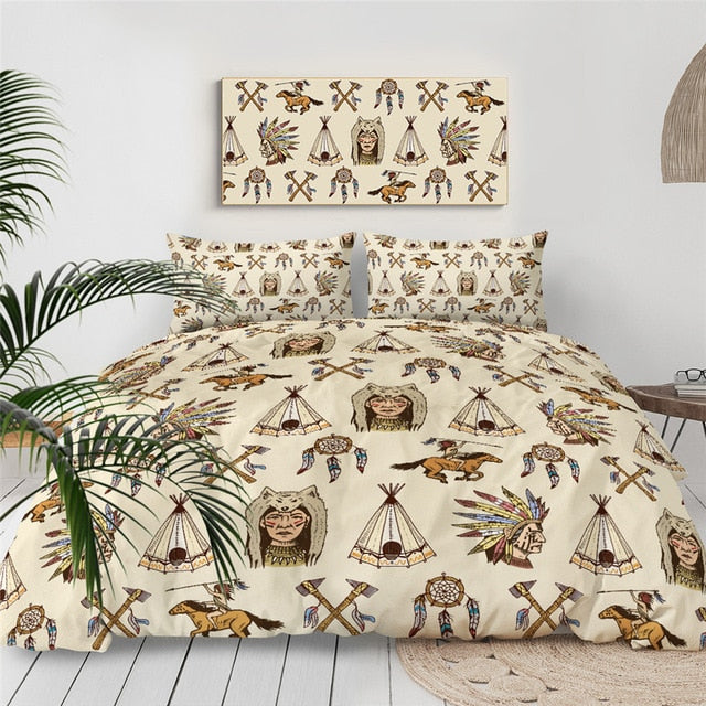 Indian Inspired Pattern Bedding Set - Beddingify