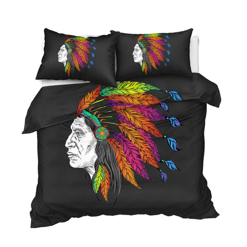 Image of Indian Chief Comforter Set - Beddingify