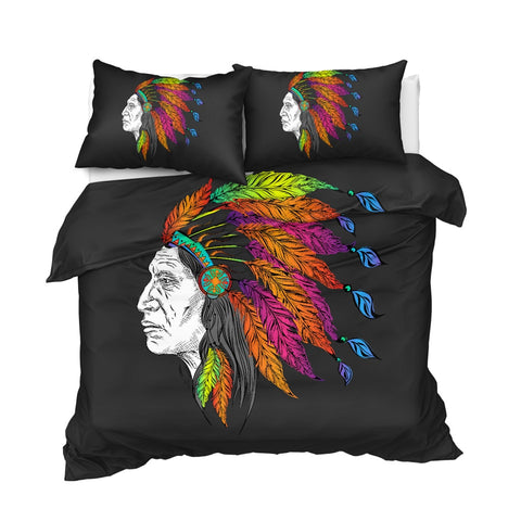 Image of Indian Chief Bedding Set - Beddingify