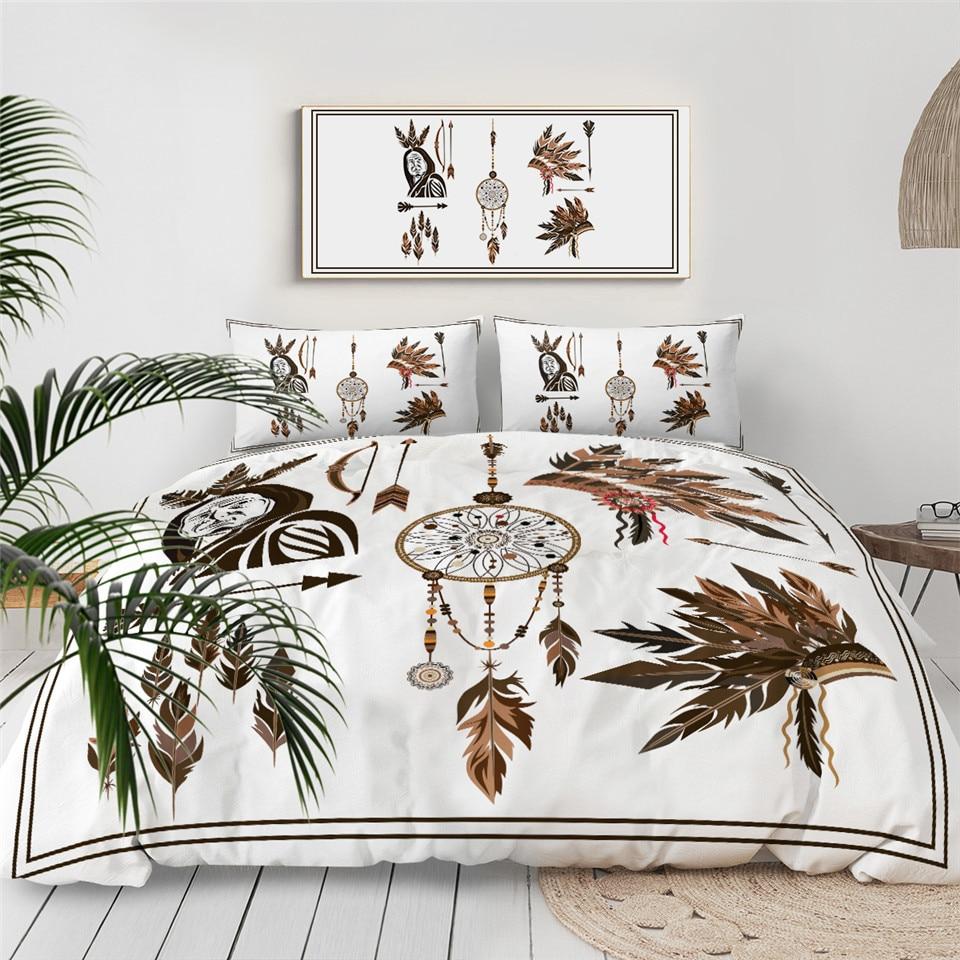 Dreamcacher And Feathers Comforter Set - Beddingify