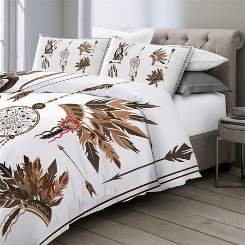 Image of Dreamcacher And Feathers Comforter Set - Beddingify