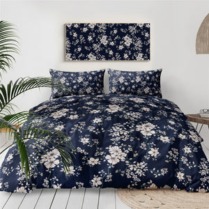 Blue Floral Bedding Set - Beddingify