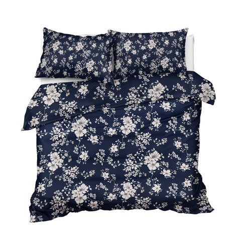 Image of Blue Floral Bedding Set - Beddingify