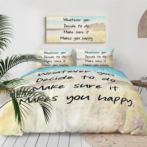 Image of Motivated Quotes Comforter Set - Beddingify