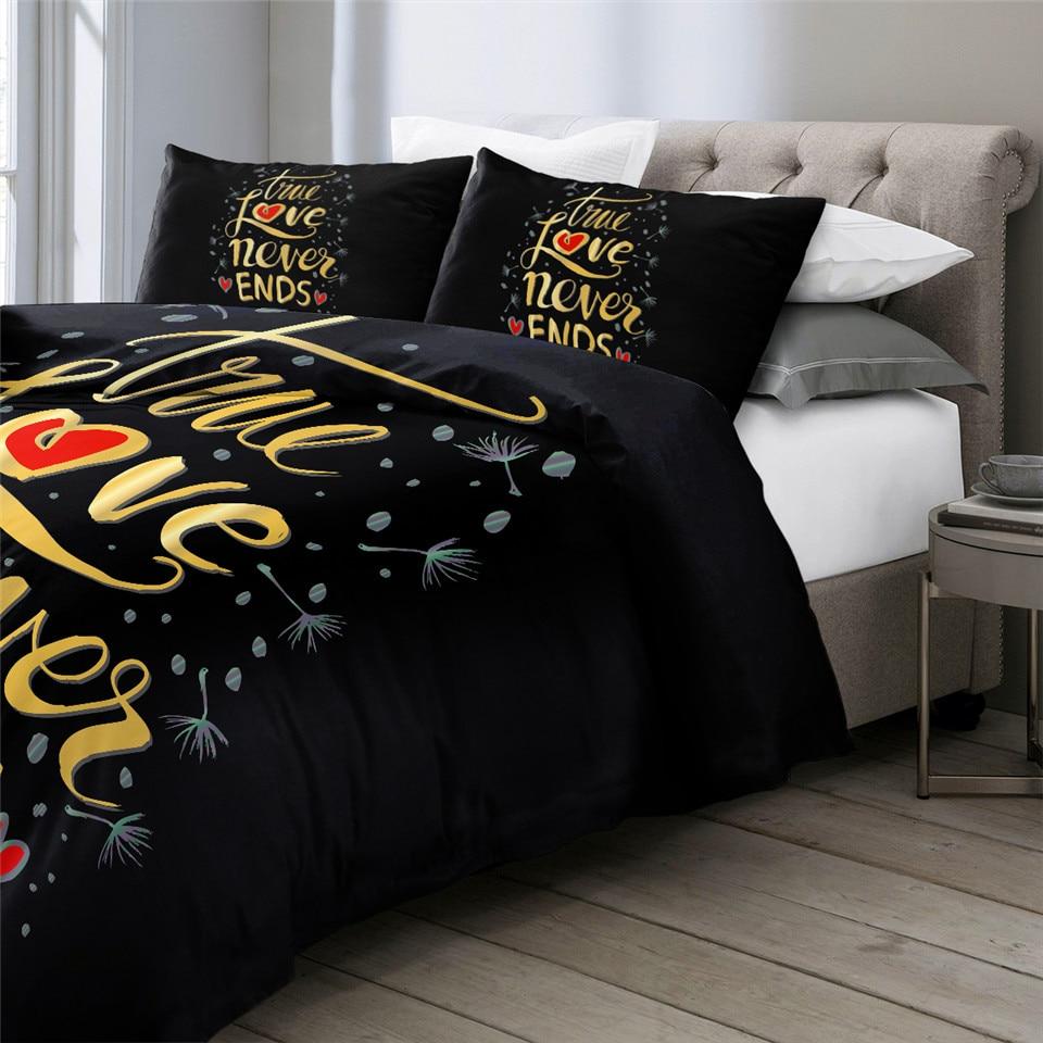 True Love Never Ends Comforter Set - Beddingify