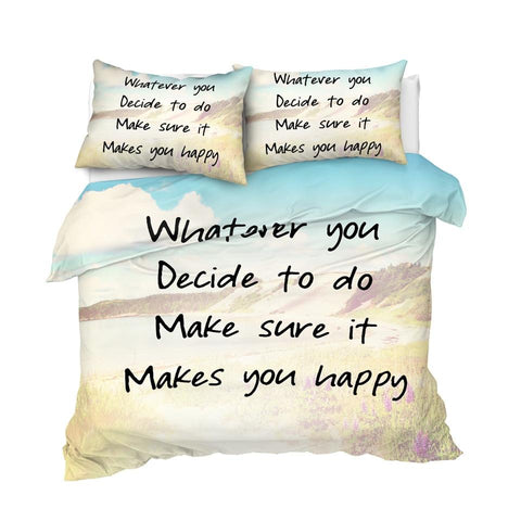 Image of Motivated Quotes Comforter Set - Beddingify