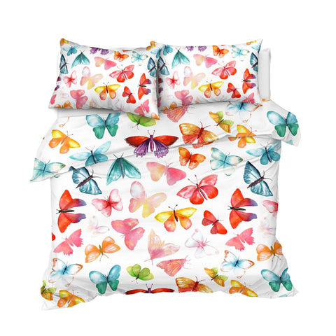 Image of Girly Butterflies Comforter Set - Beddingify