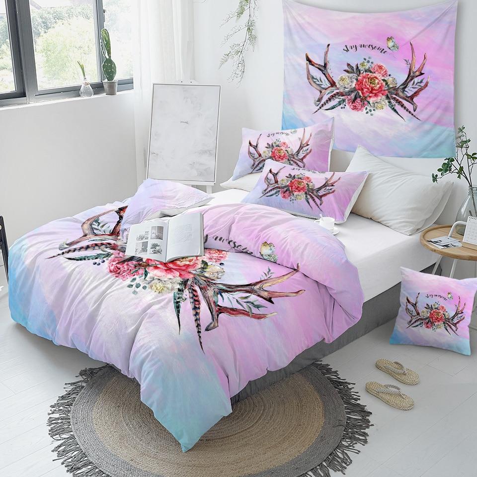 Deer Antlers Comforter Set - Beddingify