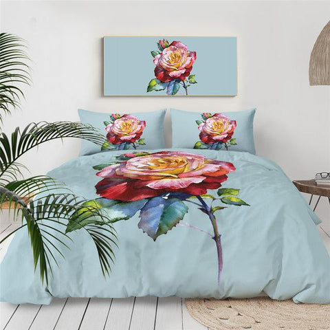 Image of Wildflower Rose Comforter Set - Beddingify