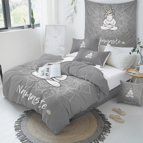 Image of Mandala Unicorn Bedding Set - Beddingify