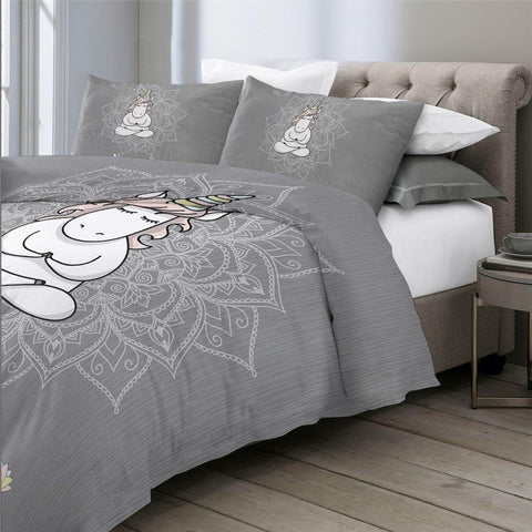 Image of Mandala Unicorn Comforter Set - Beddingify
