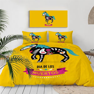 Gothic Unicorn Comforter Set - Beddingify