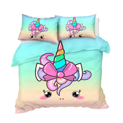 Image of Chubby Unicorn Comforter Set - Beddingify