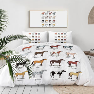 Equestrian Horse Comforter Set - Beddingify
