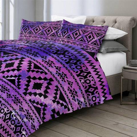 Image of Aztec Geometric Comforter Set - Beddingify