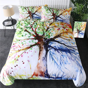 Colorful Tree Bedding Set - Beddingify